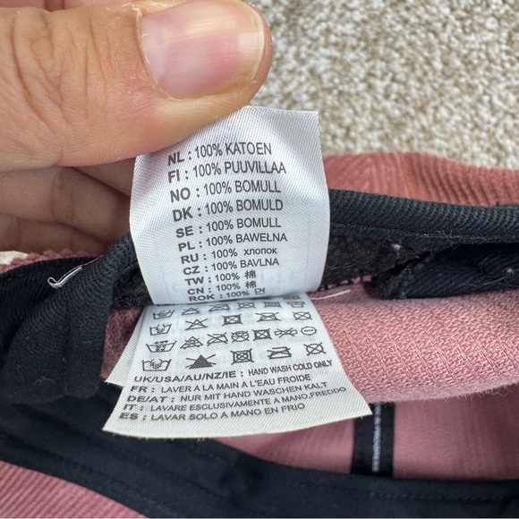 Carhartt Rose Pink Women’s Harlem Cap Hat One Size Corduroy - Picture 11 of 13